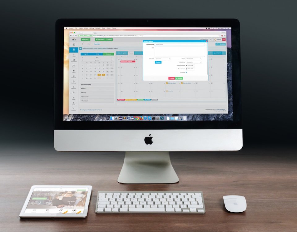 Computer at Work for Sales Tax